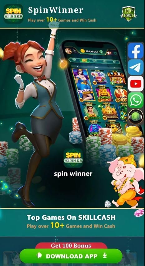 Spin Winner | Spin Winner App | Spin Winner Game Download Bonus $ 189