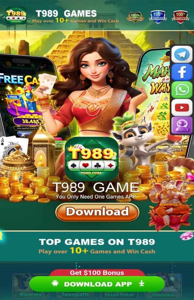 T989 Game Direct Play and Win with Sign-up Bonus ₹10-588 Instant
