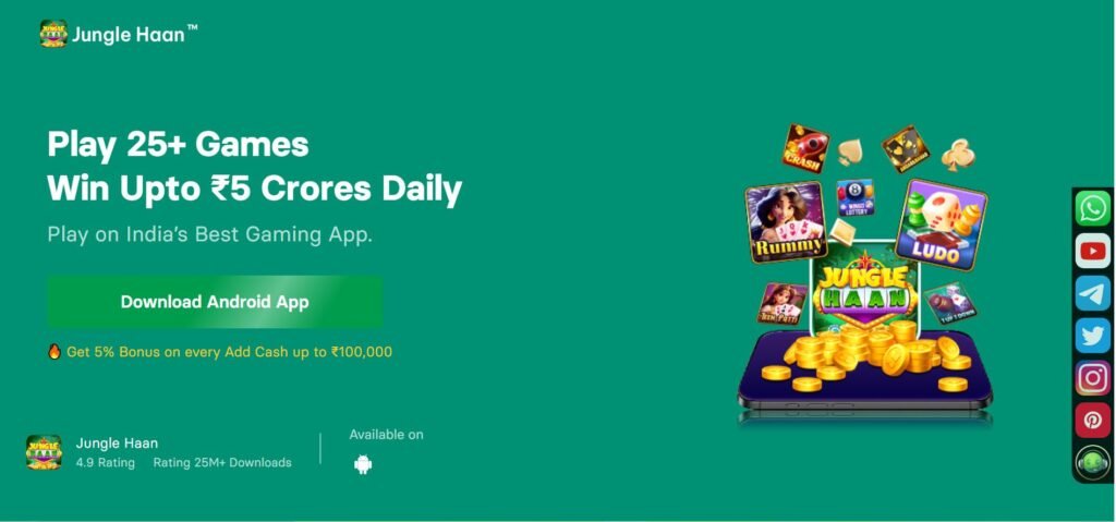 Jungle Haan | Jangle New Yono Official Game Download Bonus ₹499
