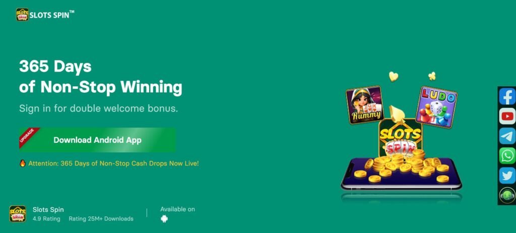 Slots Spin Game Direct Play | Slots spin Special Bonus ₹499